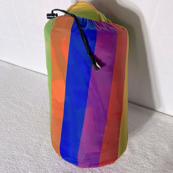 Vintage Rainbow Striped Sleeping Bag - Picture 6 of 14